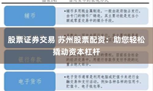 股票证券交易 苏州股票配资：助您轻松撬动资本杠杆