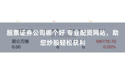 股票证券公司哪个好 专业配资网站，助您炒股轻松获利