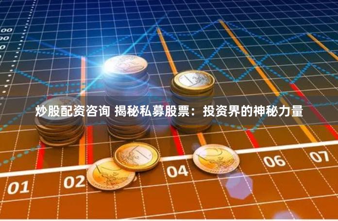 炒股配资咨询 揭秘私募股票：投资界的神秘力量