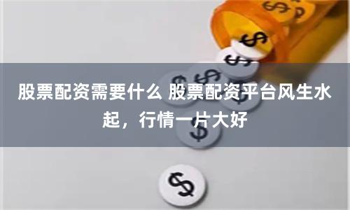 股票配资需要什么 股票配资平台风生水起，行情一片大好