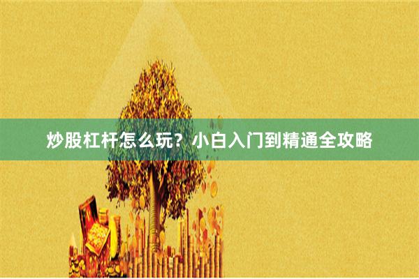 炒股杠杆怎么玩？小白入门到精通全攻略